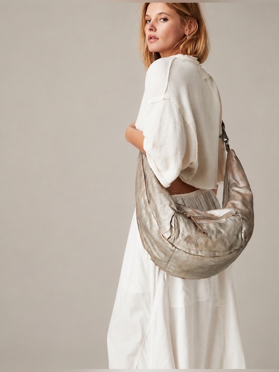 Free People Handbags - Free People We The Free Leather Sparta Sling Crossbody Shoulder Bag NWT SOLD OUT